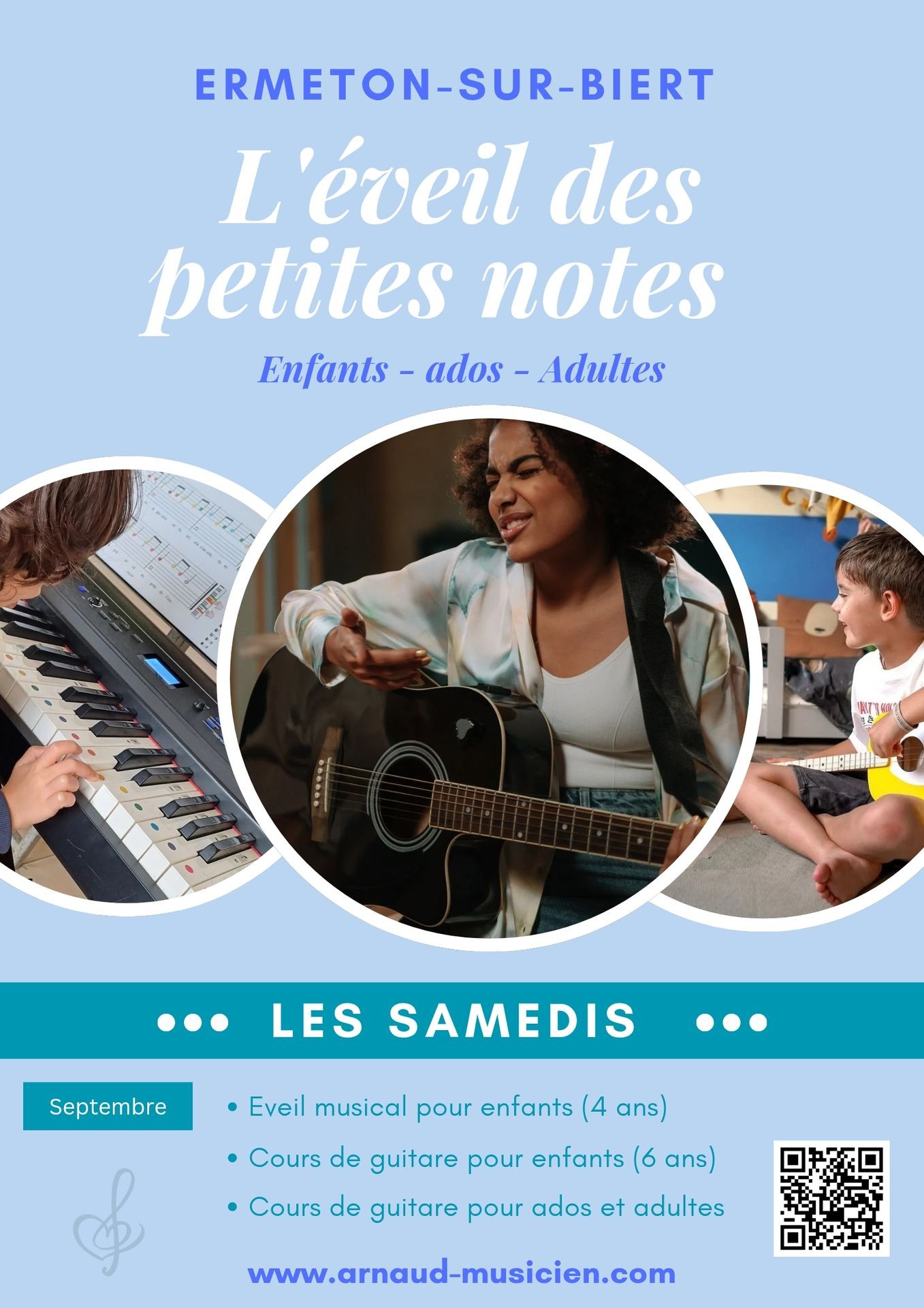 Cours de guitare en groupe 